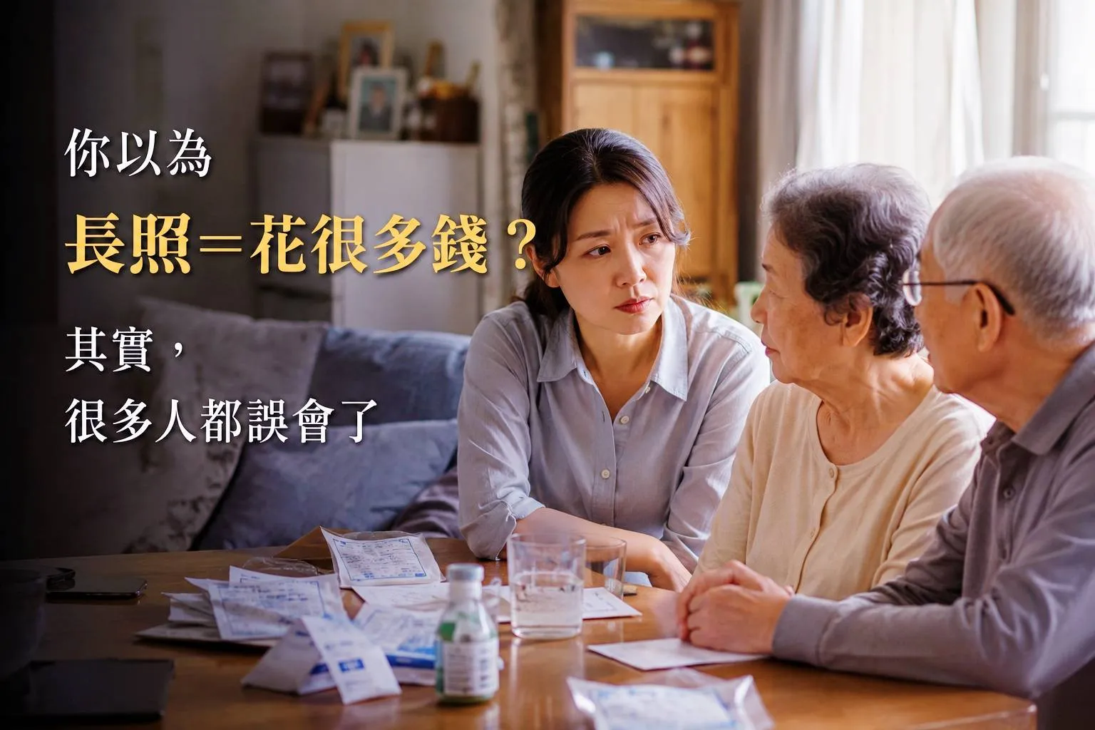 長照一定很貴嗎?其實,很多人都誤會了。
