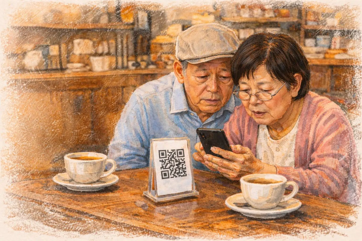 他們只是想吃一份早餐，卻卡在一個QR code